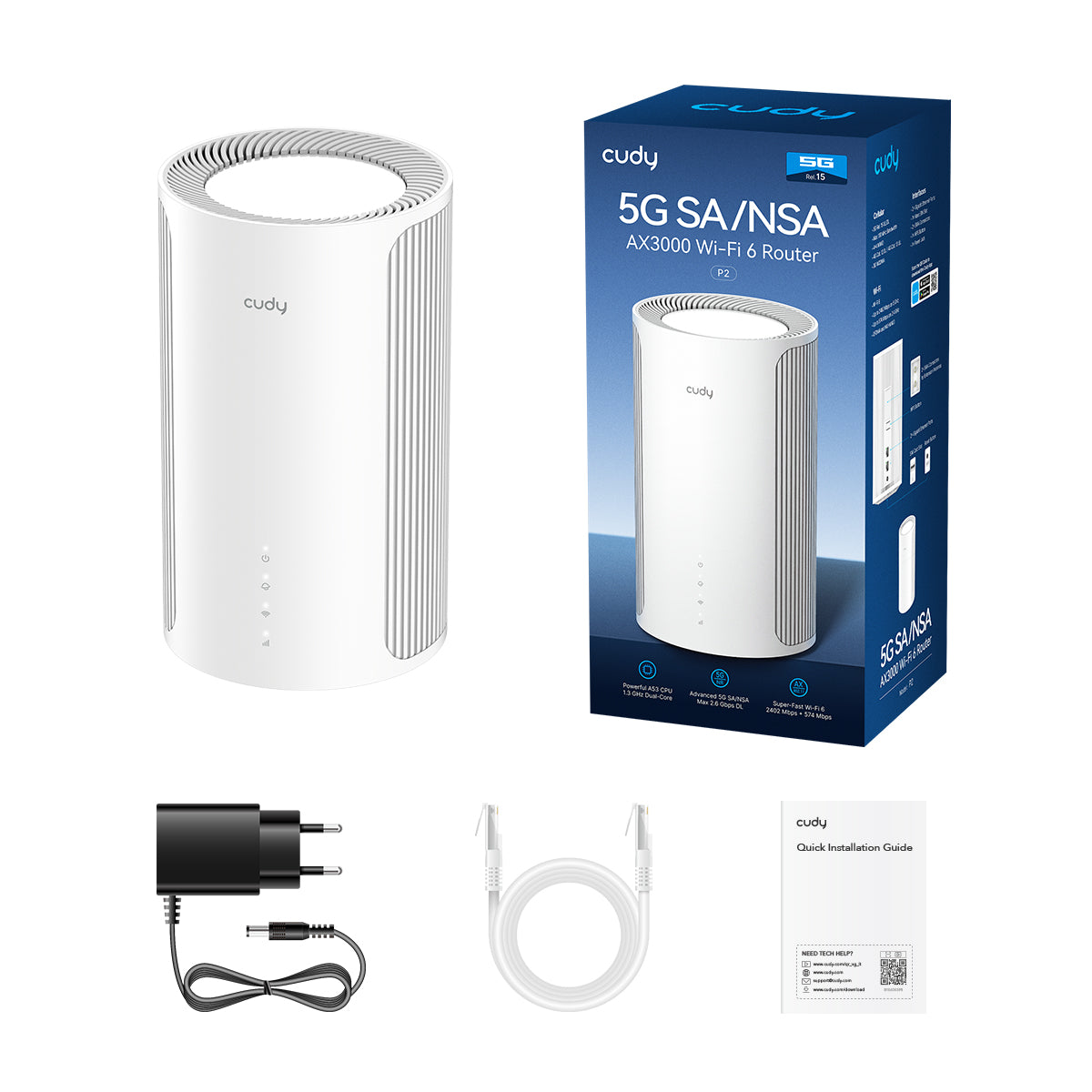 Cudy P2 : routeur 5G SA/NSA AX3000 Wi-Fi 6